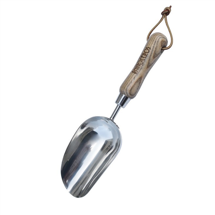 Scoop gardd dur gwrthstaen